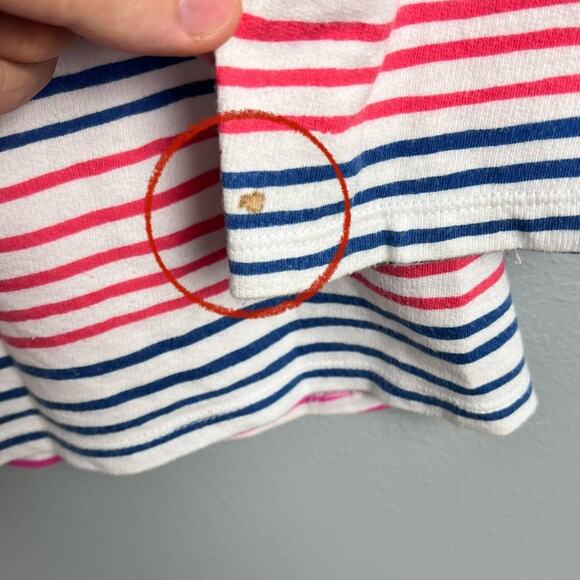 Lilly Pulitzer Women's S Hooded Tunic Top Striped Anchor Nautical Beach Cover Up - Picture 5 of 12